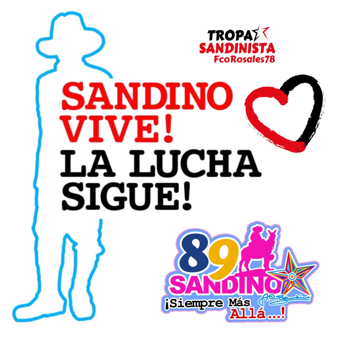 TE2021's tweet photo. "21 de febrero es una fecha histórica, fecha de Dignidad Nacional, quisieron matarlo pero ¡Ni Pudieron, Ni Podrán!, quisieron matarnos pero ¡Ni Pudieron, Ni Podrán! ¡Aquí Sandino vive!, Aquí la lucha sigue!"
Cra. Rosario Murillo

#SandinoPatriayLibertad 
#TropaSandinista 
@Uva22 https://t.co/S37j054CrN