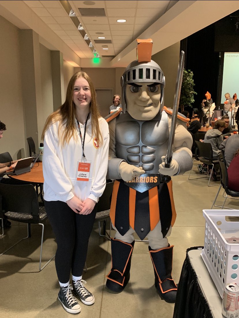 greaneyjuliana1's tweet photo. Super fun day at #selectIT 2023! I got to tour the campus, meet some professors, and see the dorms. Ended the day meeting with @Coach_Fishman and Coach Gerig. Thanks for the cool setup! @IndianaTechVB @Metro_VBC https://t.co/lwLrLl4bz5