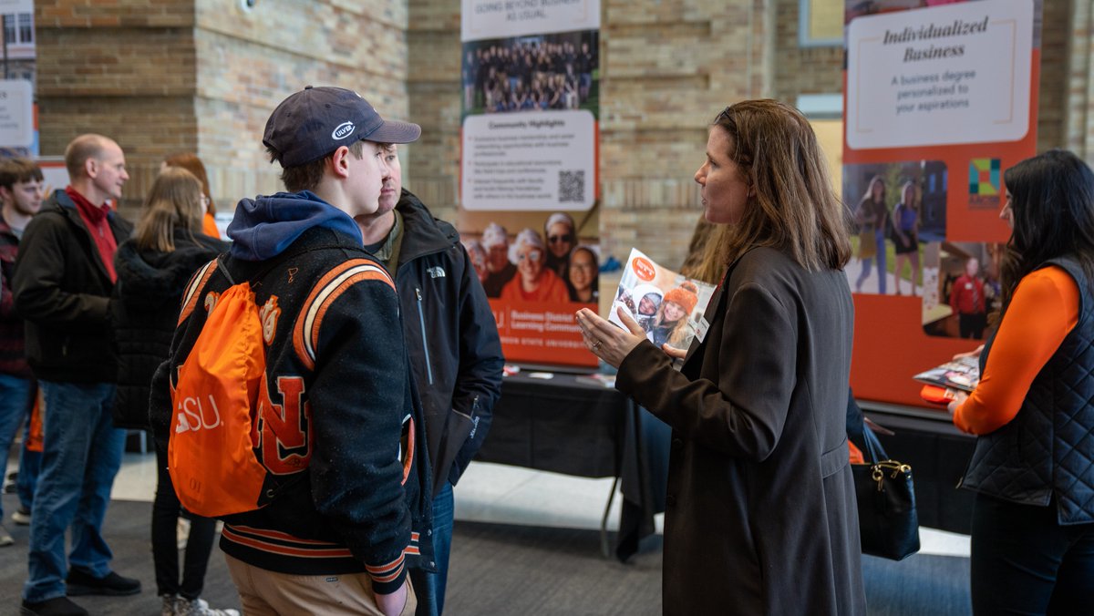 bgsu's tweet photo. May your next four years be filled with orange and brown 🧡#BGBound https://t.co/1RVsel7rRB