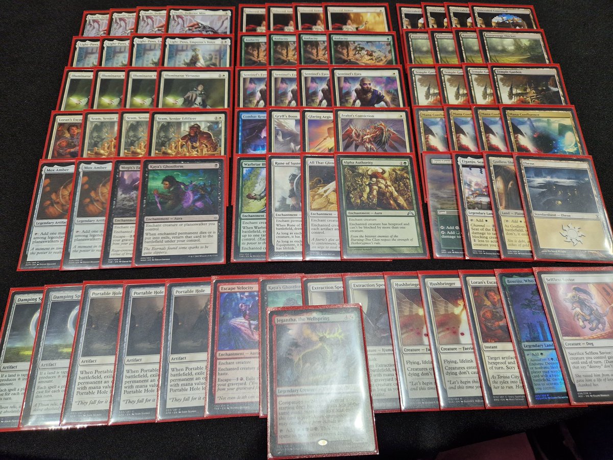 This is our Auras list that we went a combined 18-12 with at the Pro Tour.  Developed mostly by @MtgJulian and @ginky_mtg. I really like our version,  kills turn 3 fairly often.