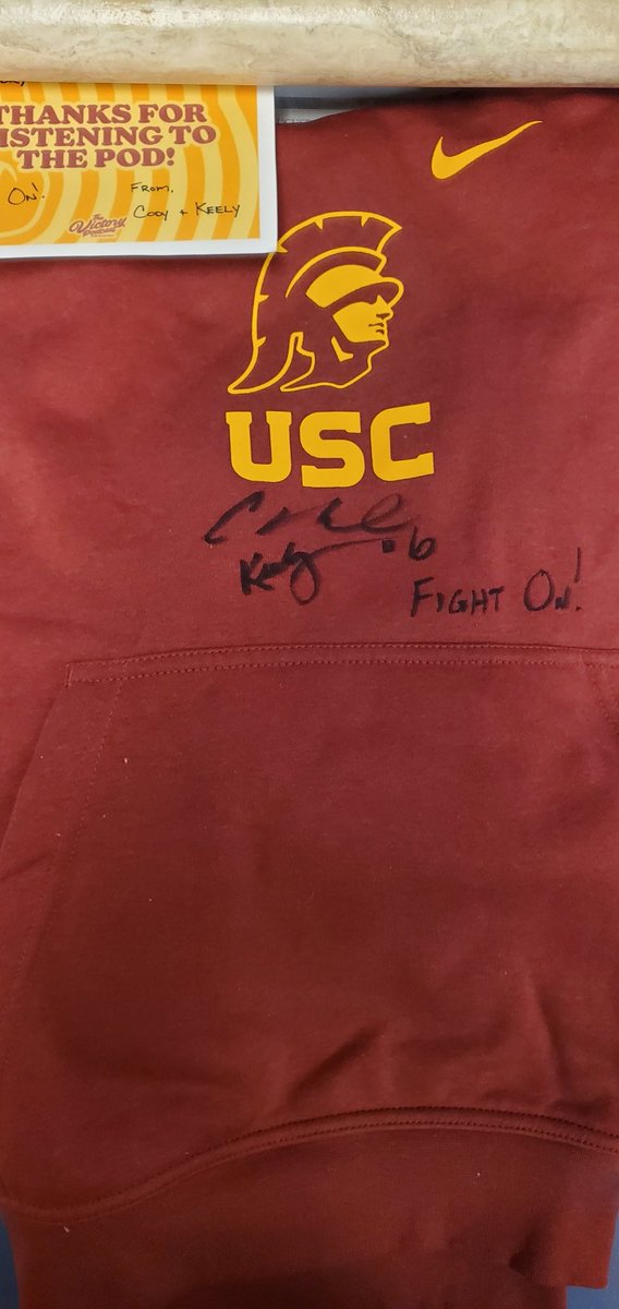 ACnosgoodfball's tweet photo. The best part of my Monday so far...
Thank you to @VictoryPodUSC @CodyKessler6 &amp; @keelyismyname!
Looking forward to the next episode! https://t.co/e57KF12Kbo