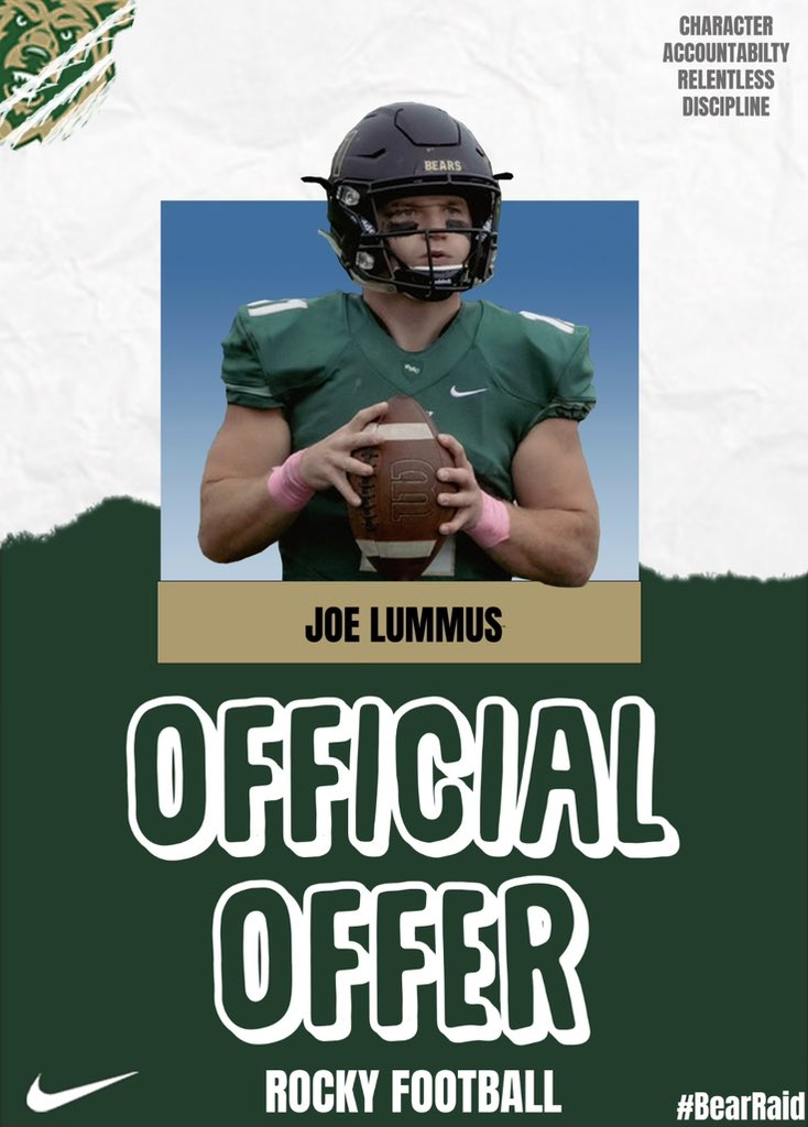 After a great talk with <a href="/Coach_Dunning/">Joe Dunning</a>  and <a href="/Coach_Stutz/">Chris Stutzriem</a>  I’m happy to announce that I’ve received my fourth offer to play at Rocky Mountain College
<a href="/coachhargitt/">Coach Hargitt</a>  <a href="/jwhokid89/">Josh Bork</a>  <a href="/BrandonHuffman/">Brandon Huffman</a>