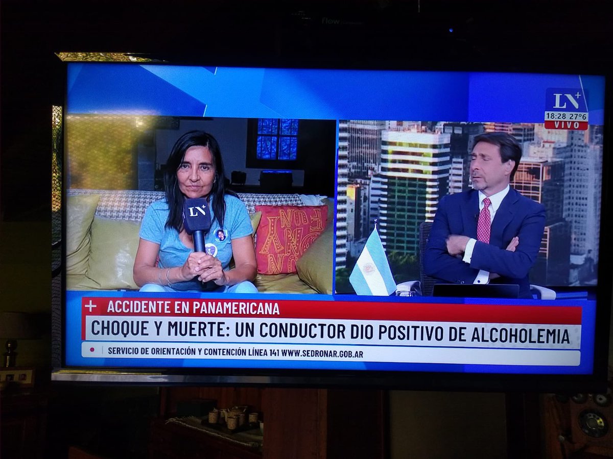 Gracias @edufeiok y @gabrieliezzi en @lanacionmas por difundir nuestro reclamo para que se vote #AlcoholCero al volante en @SenadoArgentina