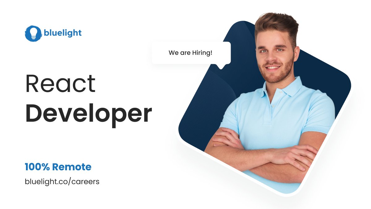 bluelightco's tweet photo. React Developers in Latin America, We have a great opportunity for you!
Get the full details about the role & requirements here: https://t.co/04NrQ2rYKE
#wearehiring #reactdeveloper #softwareengineer #bluelightconsulting #jobopportunity #softwaredeveloperjobs #reactjobs https://t.co/e8weA23RRo