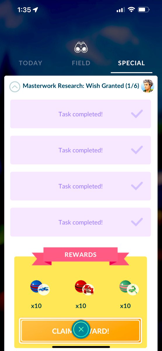 McSkillz76's tweet image. 🔥✨HoennHYPE✨🔥

Just grinded the first page of this Masterwork Research.  Visited multiple parks, my feet are killing me! Time to go home, sit on my couch, and enjoy some remote raiding. 🥰

#PokémonGo
#HoennTour
#MasterworkResearch
#ポケモンGO