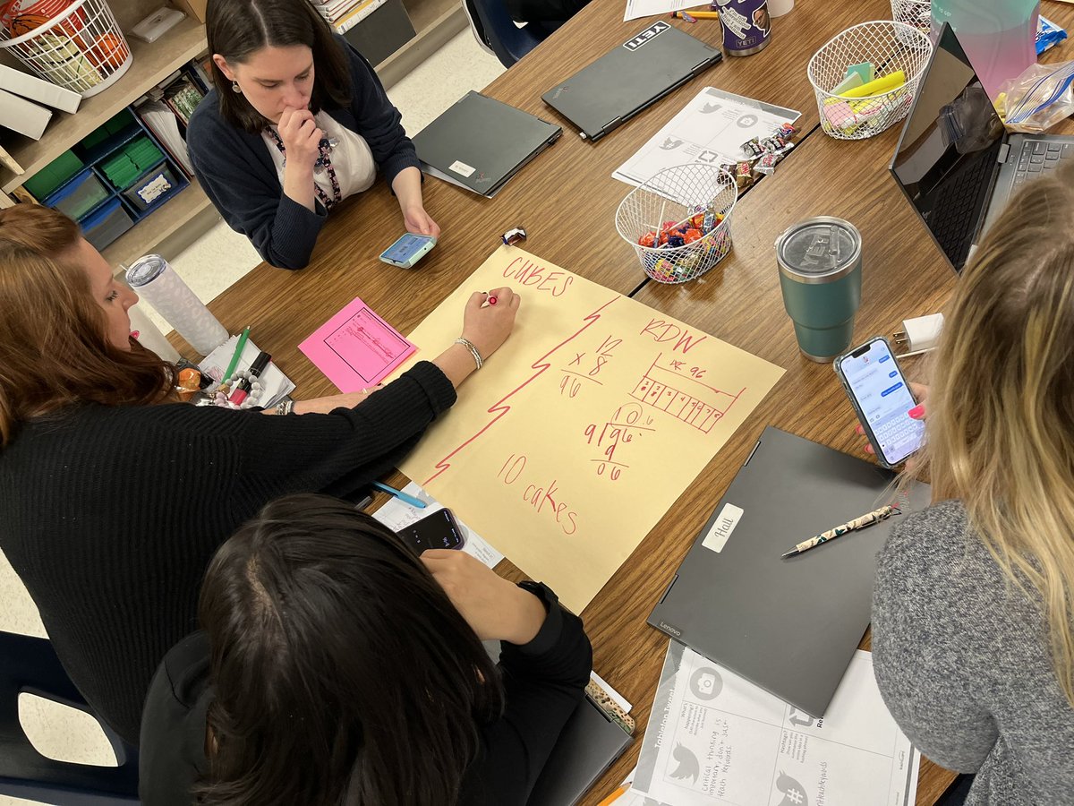 CarianneRapp's tweet photo. 1st/2nd grade teachers comparing CUBES to Read-Draw-Write to solve problems! @GISD_PD #gisdmathrocks https://t.co/9XAsN6OXuq