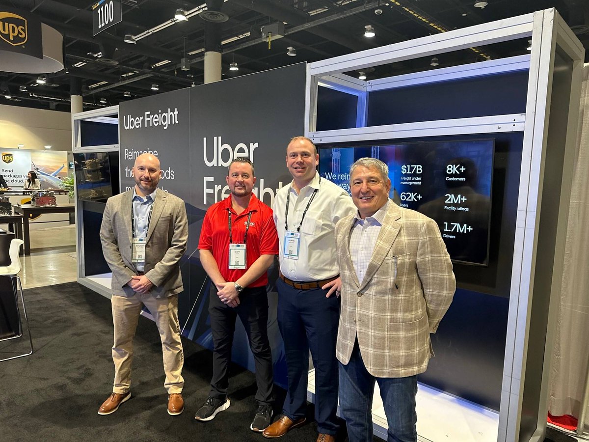 UberFreight's tweet photo. We're having a blast at #RILALINK! Make sure to stop by booth #1122 to talk all things freight! We look forward to seeing you there 🚚 🚚 https://t.co/zqxspSrI5H
