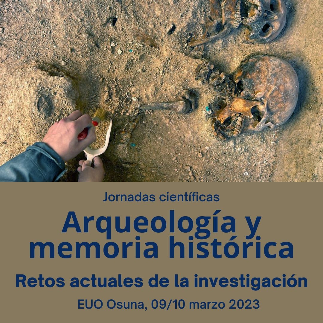 OsunaRecuerda's tweet photo. Más cerca las jornadas científicas dedicadas a Arqueología y memoria histórica, organizadas por @OsunaRecuerda, con
@unisevilla 
@euosuna 
@SE_MemoDemo 
@pablodeolavide https://t.co/rXn252sjyd
