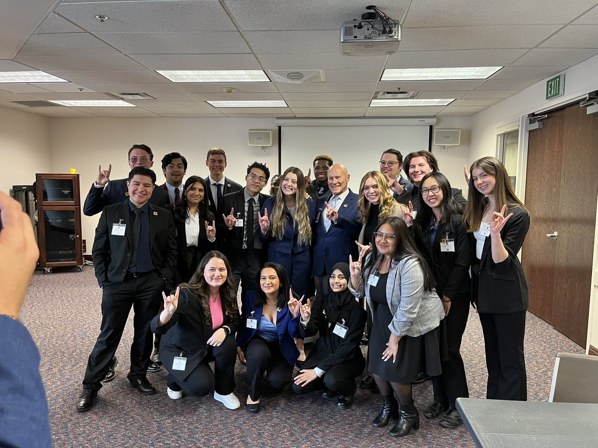UNevadaGov's tweet photo. Today is ASUN Day at the Nevada Legislature! We are so proud of our student leaders and their advocacy on behalf of the Wolf Pack Family. #NVLeg https://t.co/hVQsINONlF