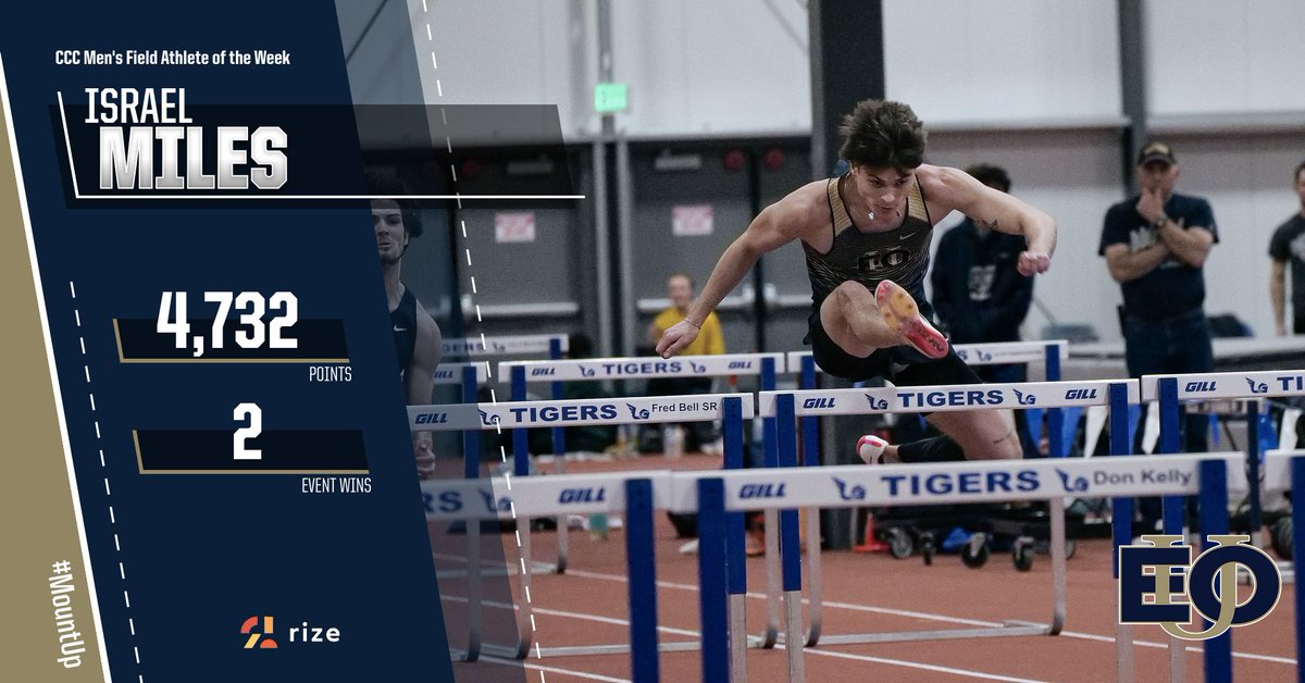 EOUAthletics's tweet photo. Another big weekend of Mountie performances!
@eouxctf's Maggie Ledbetter, Israel Miles, and Hunter Nichols earned track and field athlete of the week honors!
@EouHoops's Phillip Malatare earned men's basketball player of the week honors!
#MountUp | #TheEasternEdge https://t.co/UYlIUJ5eyC