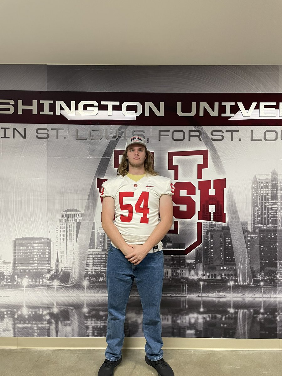 Thank you <a href="/MuellerFBCoach/">Scott Mueller</a> for a great Junior day visit at <a href="/washufootball/">WashU Football</a>, had a great time and learned a lot about the great program.