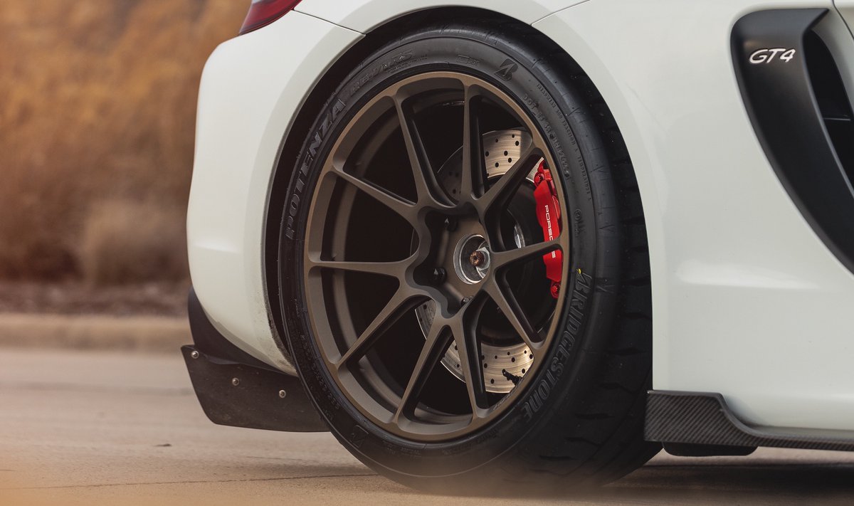 ForgelineWheels's tweet photo. Storm trooper. #t1racedevelopment prepped Stuart's #Porsche #Cayman #GT4 for galactic conquest on #forgeline #GS1R! https://t.co/6JeN7KcY1x https://t.co/HhPqL3q73r