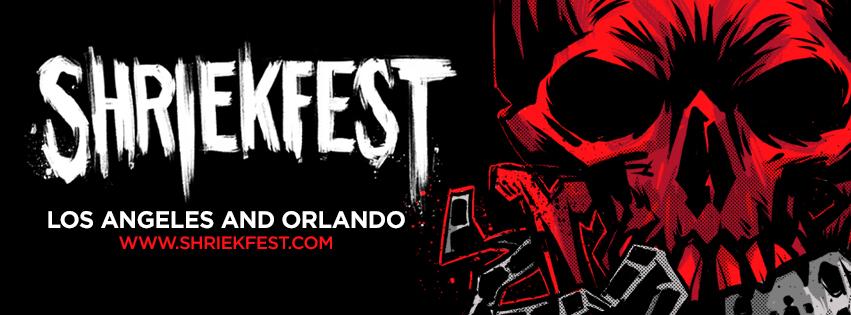 Shriekfest's tweet photo. Awesome banner by the one and only @sdouberly  #Shriekfest #horror #films #scripts https://t.co/7U4awXmpCK