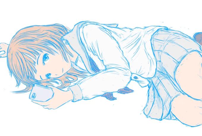 おはようございますあまり降らないで…#過去ラフ 