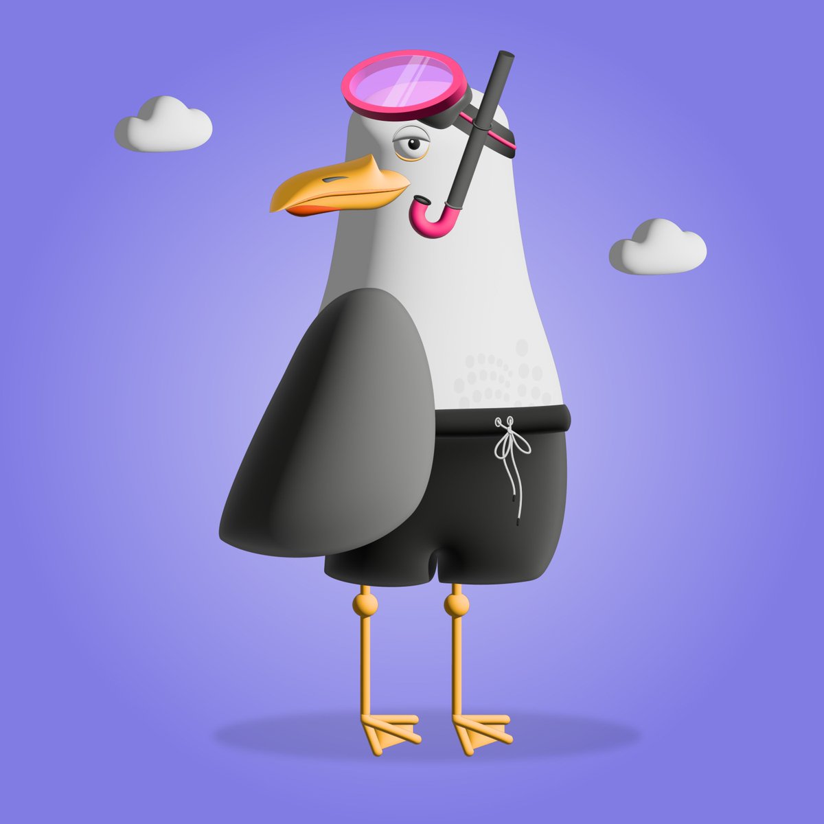 Gav_iotas's tweet photo. A mysterious user has just adopted this cute #gaviotas #nft and we can't help but say: thank you! Let´s fly together! #iota https://t.co/F3Y99FI7U7
