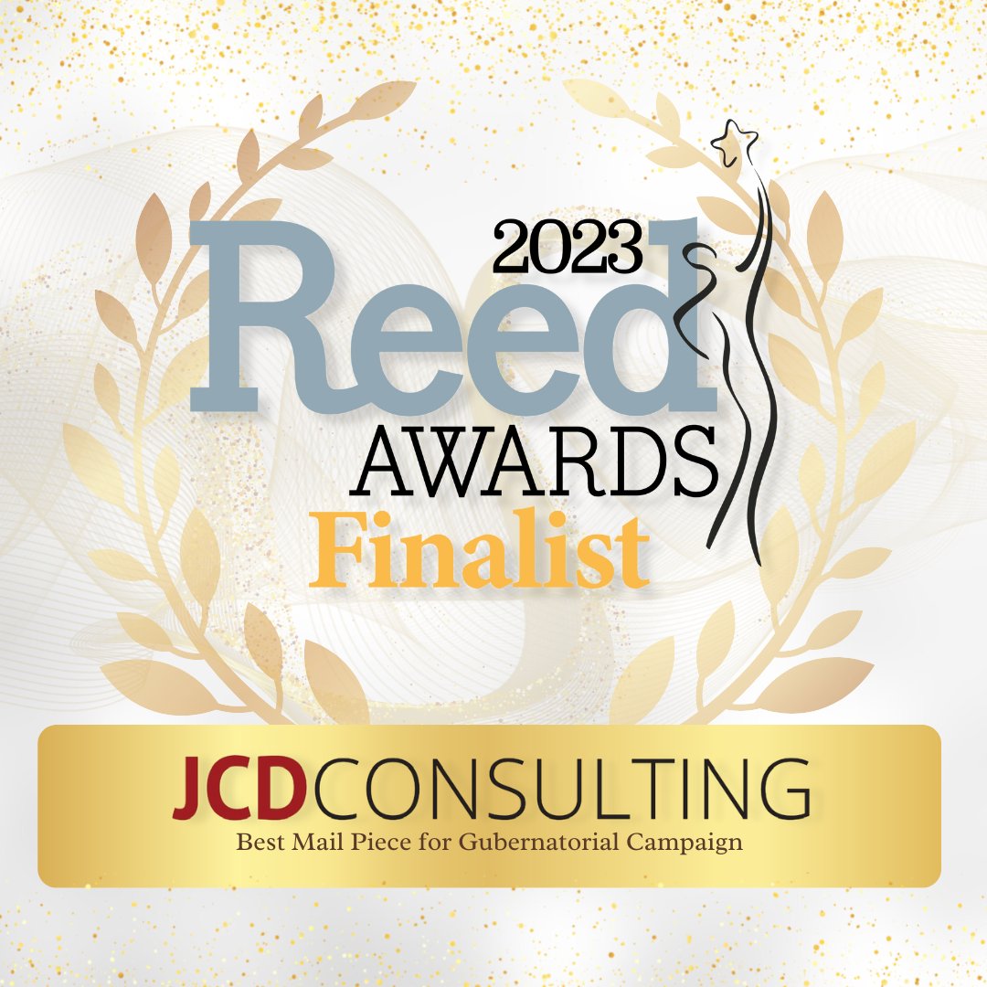 jcd_consulting's tweet photo. We're very excited and honored to learn that a direct mail piece our firm worked on for the Sarah Huckabee Sanders for Governor campaign is being considered for a 2023 Reed Award. https://t.co/5wf5CpsbeB