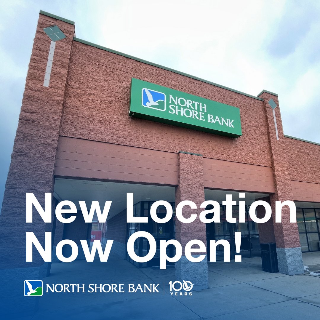 NorthShoreBank's tweet photo. Your new North Shore Bank branch opens TODAY! 🙌🏽
Address: 1316 W. Forest Home Avenue.
Stop by and say hello! 👋🏾
Member FDIC | Equal Housing Lender | EOE
#northshorebank #northshore #financialliteracy #finance #freechecking https://t.co/2nMAb3UQMl
