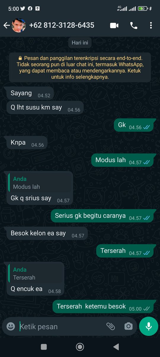 Yang aku di ecuk   .. 
 Itu nomer WAnnya gaes