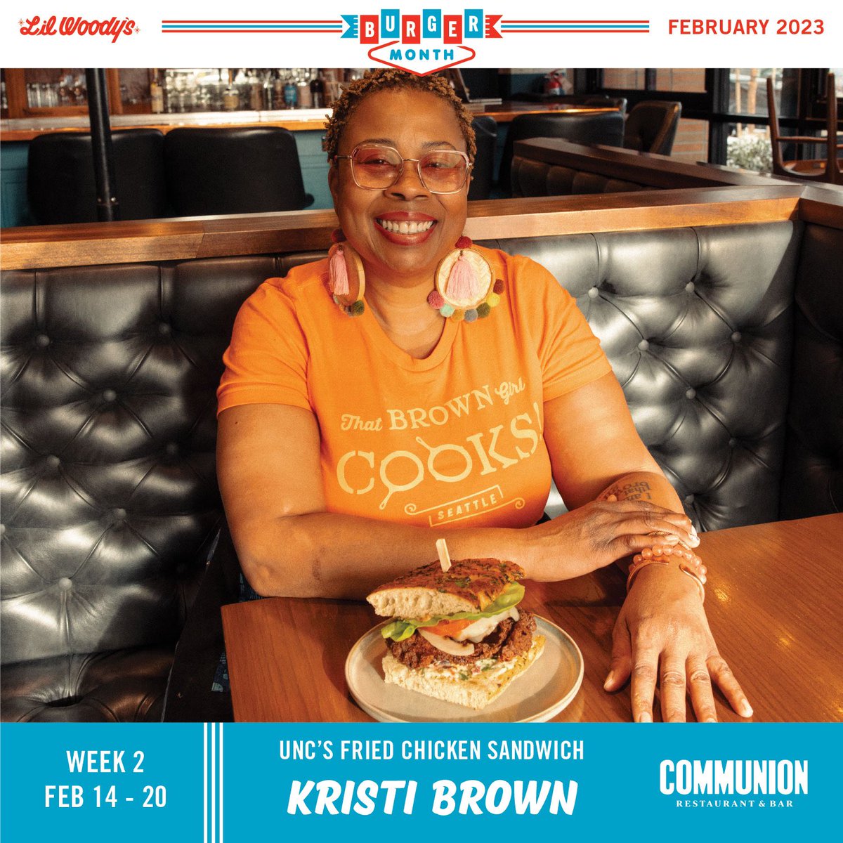 lilwoodys's tweet photo. Today’s the day! For every Unc’s Fried Chicken Sandwich you purchase TODAY - Monday, February 20th, we will match you and donate the same amount of burgers to Chef Kristi Brown’s #Burger4BurgerProgram beneficiary, @dads206
Order in-person or online https://t.co/TRCR8AtYL5 til 9 https://t.co/kWqJ7qLQku