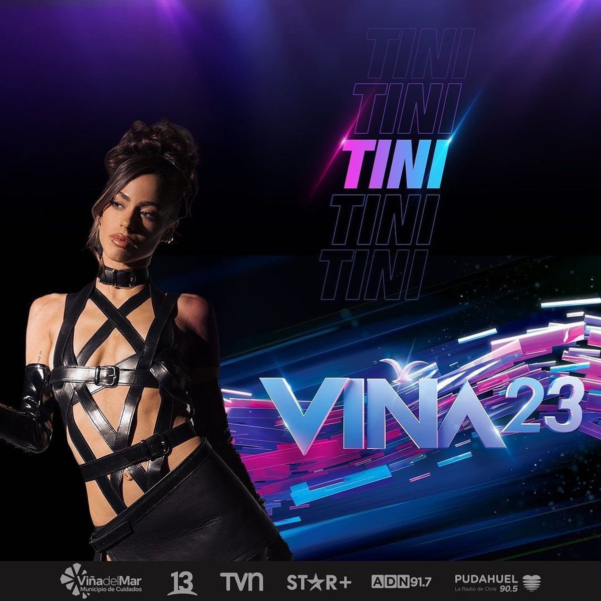 SonyMusicRD's tweet photo. Hoy @TiniStoessel estará en @elfestivaldevina
En República Dominicana 🇩🇴 se transmitirá por @telecentrohd 📺 9:00 PM 
#Viña2023 ✨ 🕊️
#Tini 
#ArtistaDeLaSemana https://t.co/NcemUCTGEK