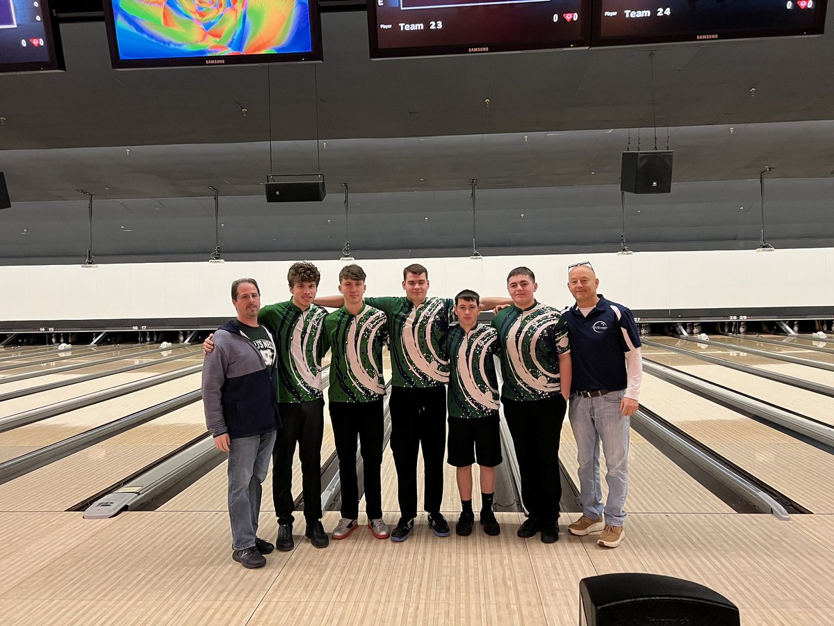 Great ride with this crew. Finished 5th in group 2 and 18th in NJ. Also, they put up the first banner for boys bowling in CNHS history as CJ2 Champions! <a href="/CNHSAthletics/">Colts Neck Athletics and Activities</a>
