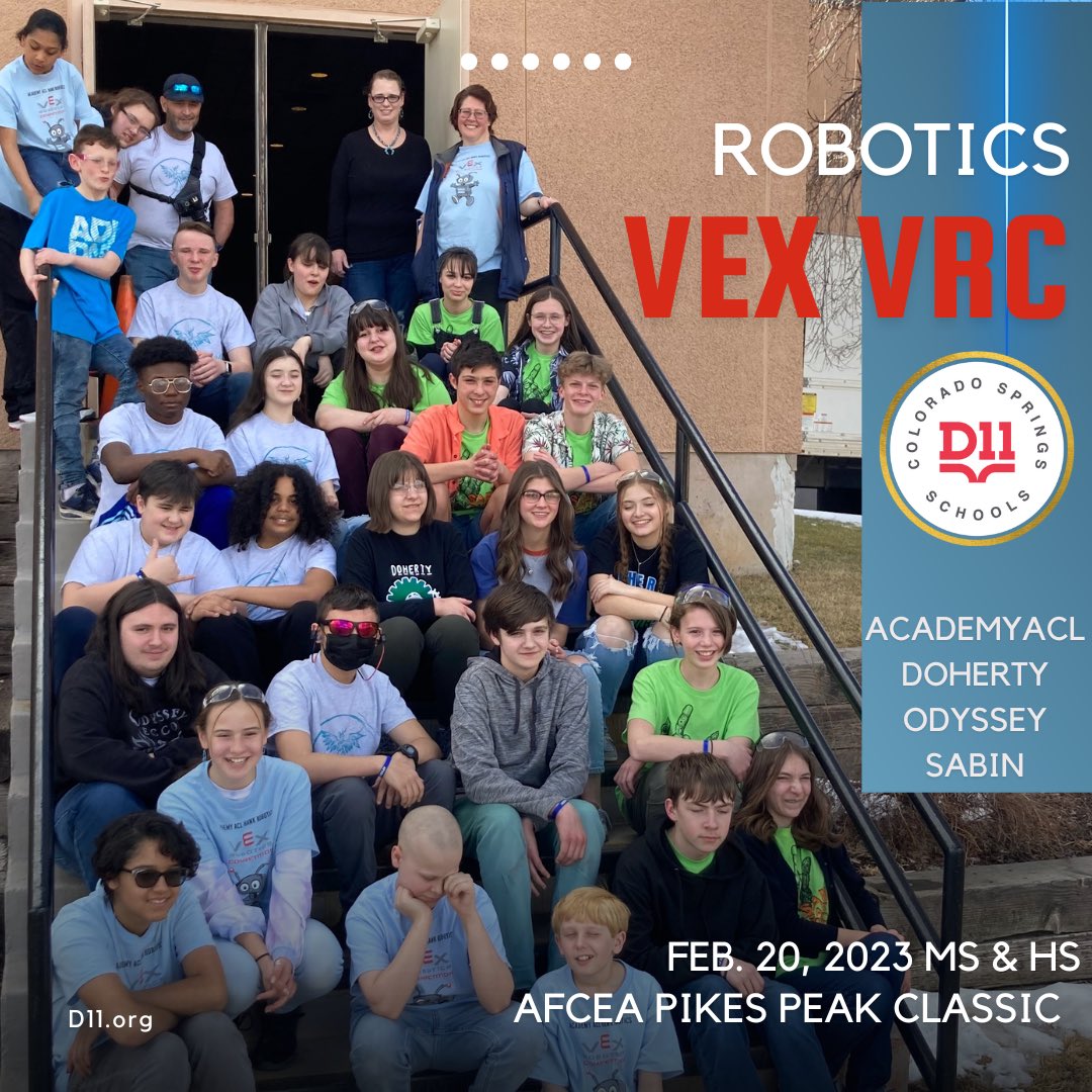 #Weared11 <a href="/AFCEA/">AFCEA International</a> Pikes Peak Robotics Classic Invitational