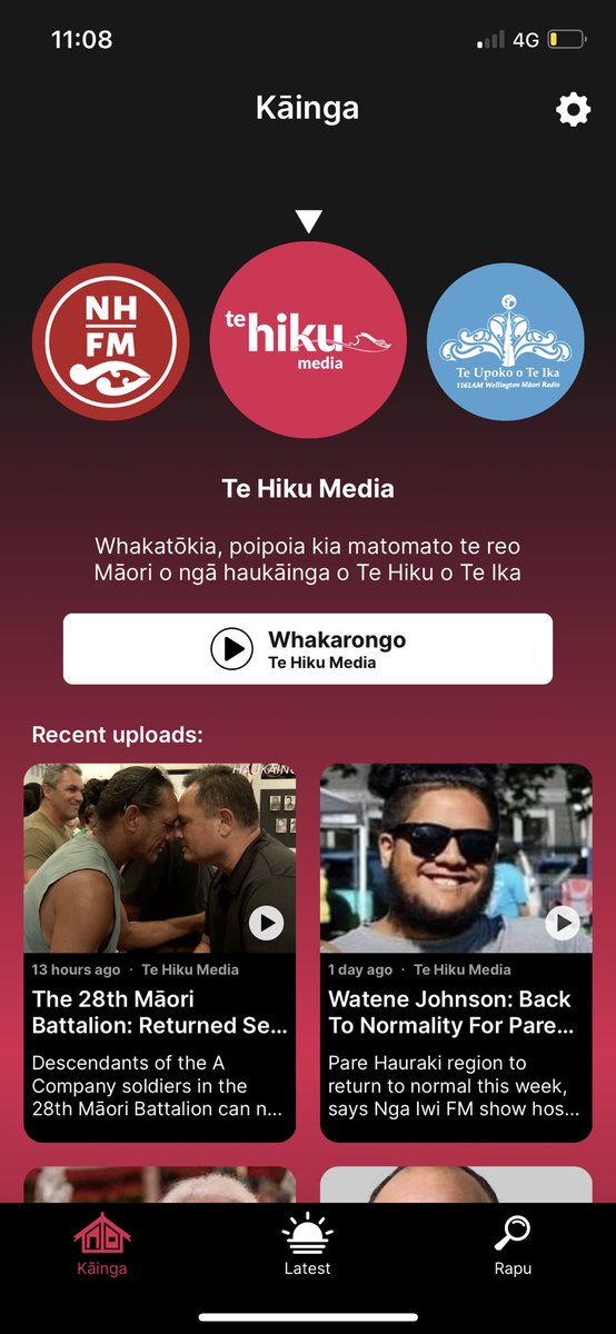We’re currently linked in to the Te Matatini pōhiri live and direct from Tāmaki Makaurau — listen now over on the Whare Kōrero app #haka #tematatini