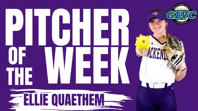 McKendreeSB's tweet photo. The Bearcats sweep GLVC honors as @EllieQuaethem and @LoHarris2022 earn pitcher and player of the week!

Ellie went 3-0 on the weekend with 31 Ks while Lauren batted .529 with 14 total bases 🔥👏💪 

#ClawsUp https://t.co/h67y7ZEKVJ