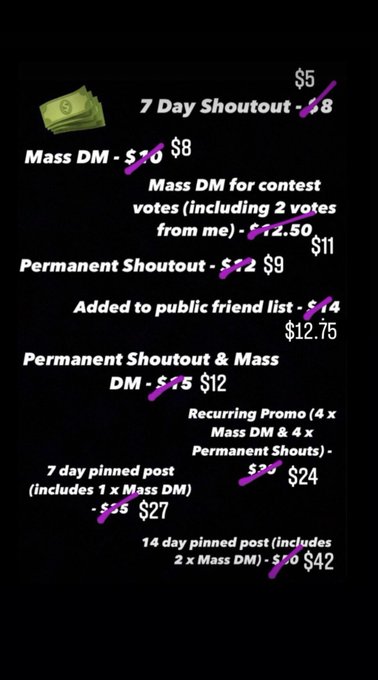 Final week of Feb promo sale! #onlyfans #promo #sale #buyingcontent #sellingcontent https://t.co/JCV<a href="/tag/onlyfans"class="tags">#onlyfans</a><a href="/tag/promo"class="tags">#promo</a><a href="/tag/sale"class="tags"><span>#sale</span></a><a href="/tag/sellingcontent"class="tags"><span>#sellingcontent</span></a><a href="/tag/buyingcontent"class="tags"><span>#buyingcontent</span></a>