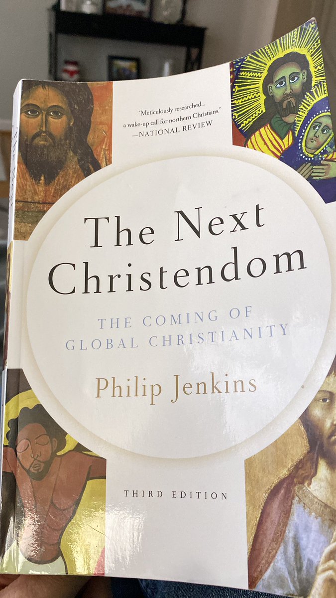 bradasinclair's tweet photo. Seems appropriate today:

“How will the global north- and especially Europe- change in response to the rise of a be global Christianity? Will it’s religious character remain Christian, perhaps with a powerful Southern cast? Or will it entirely lose its Christian character?” https://t.co/GKFBubOEe9