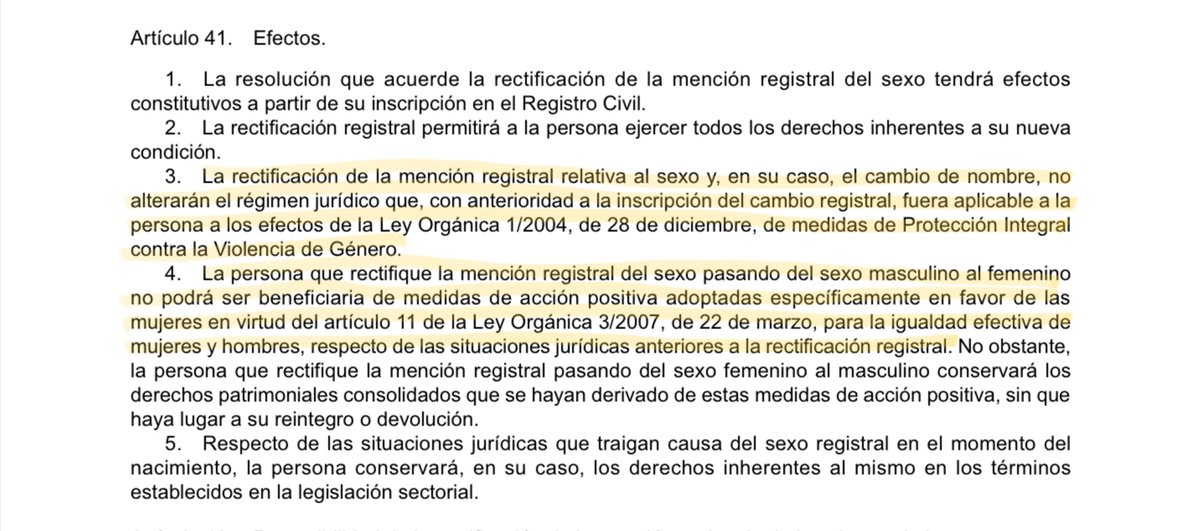 olympeabogados's tweet photo. ¿Pero y los hombres que se "cambien de sexo" para evitar la ley de violencia de género?😱

La ley PROHIBE utilizar esta norma para evitar aplicar la ley de violencia de género o para "beneficiarse" de ayudas que sólo tienen las mujeres, ¿como? 

1.- Mediante este artículo 👇 https://t.co/JIEVC2voz2