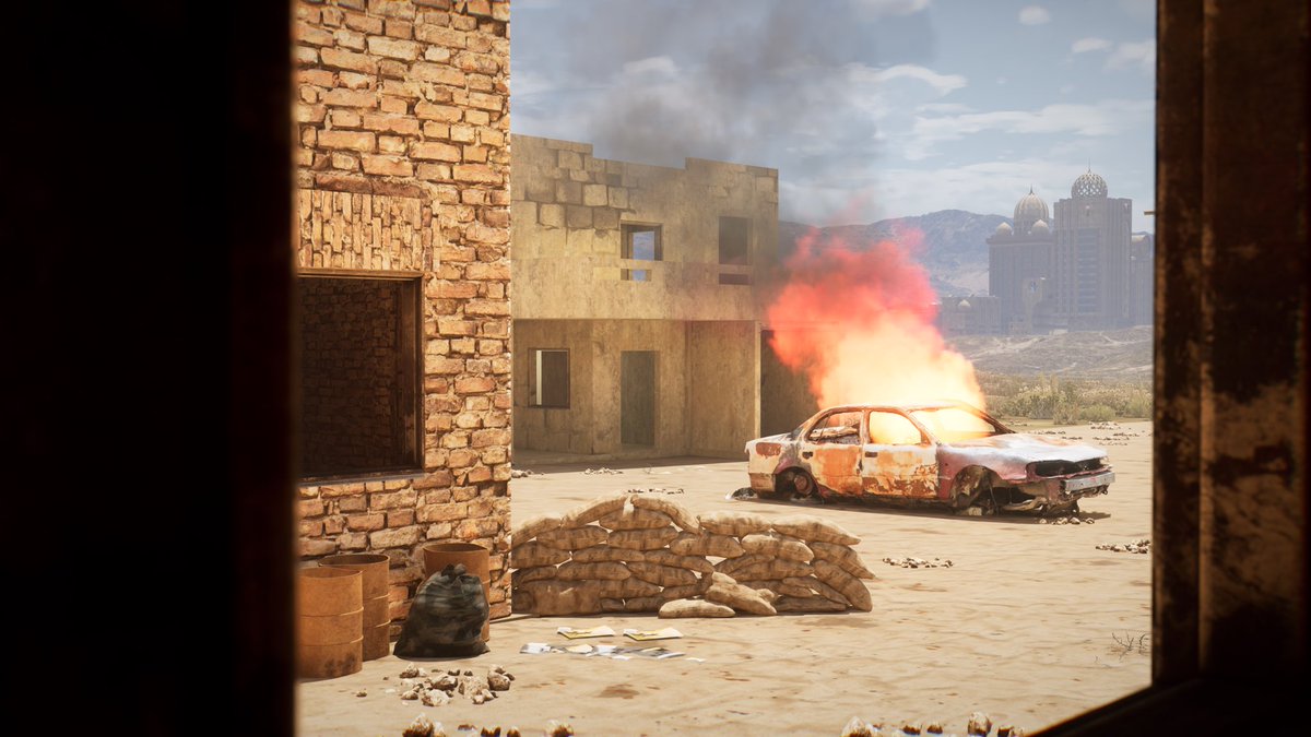 BlackpointBR's tweet photo. The Oasis map is almost complete, with new maps coming soon. We're dedicated to accurately portraying reality and positively impacting the community. Stay tuned for updates and follow our Devlogs on Discord and social media for a behind-the-scenes look of our journey. Thanks for your support! #Blackpointbr #battleroyale #veterans #veteranshelpingveterans #warzone #xbox #sony #pcgaming