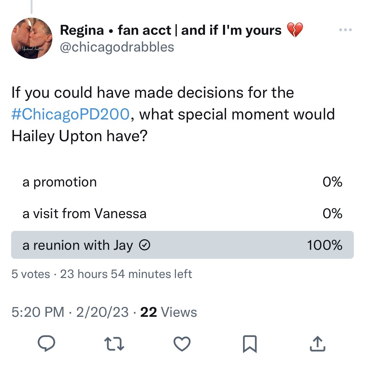 5021_GandH's tweet photo. @nbc @WolfEnt @NBCOneChicago It’s what the fans want. All we want! IDK how it could be any clearer. #ComeHomeJay #WeMissYouJesse #BringBackJayHalstead #UpsteadForever #Upstead #5021George #FixCPD #MissingJayHalstead #WeWantJayHalstead #JayIsTheHeartofCPD #UpsteadNation #ChicagoPD https://t.co/CAJeDohoOb