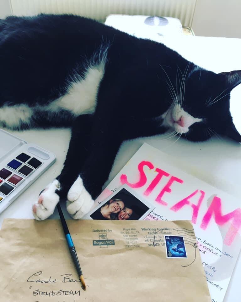 Scampycat123's tweet photo. #loveyourpetday #creativecat #stemtosteam 🙌 darling Danny ❤️ @IanCMBE @benpratershow @ktalikowski @rodhebden https://t.co/CoiEaIINSO