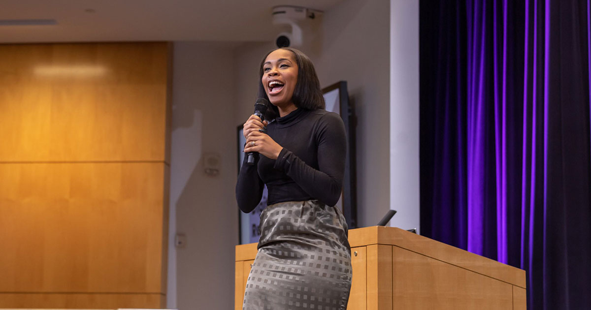 MedillSchool's tweet image. Thank you to @dbcadet (BSJ10, MSJ11) of @Essence and @marctothec of @WiedenKennedy for visiting campus to speak with the Medill community about how social media has shaped modern narratives around the Black experience and provided new outlets and insights for storytellers.