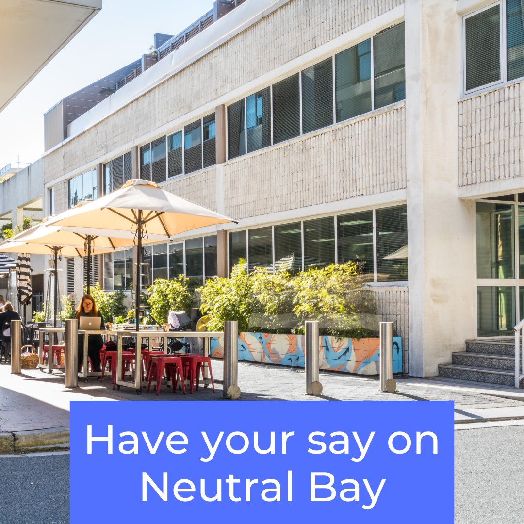 Chat to us about the future of the Neutral Bay Town Centre 🏢
Attend a drop-in session at the Grosvenor Lane carpark on Thursday 23 February (2pm to 5pm) or Saturday 25 February (10am to 1pm).
More info 👉 bit.ly/3k4fIxn