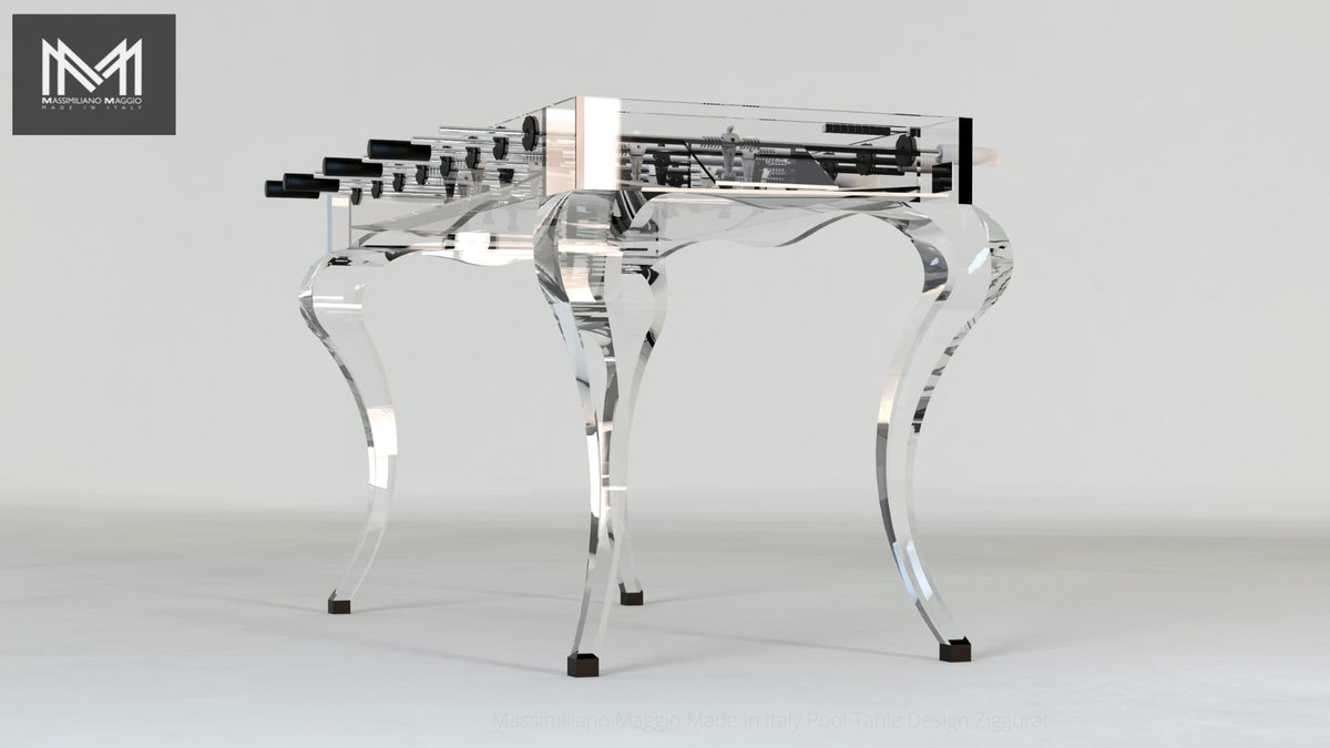 PoolTableDesign's tweet image. #BESPOKE #Foosball #Crystal #Class by Massimiliano Maggio Made in Italy.
Completely see-through, #OUTDOOR or #INDOOR, 100% #MADEINITALY.
#game #babyfoot #football #interiordesign #designweek #homedecor #luxury #luxuryhomes