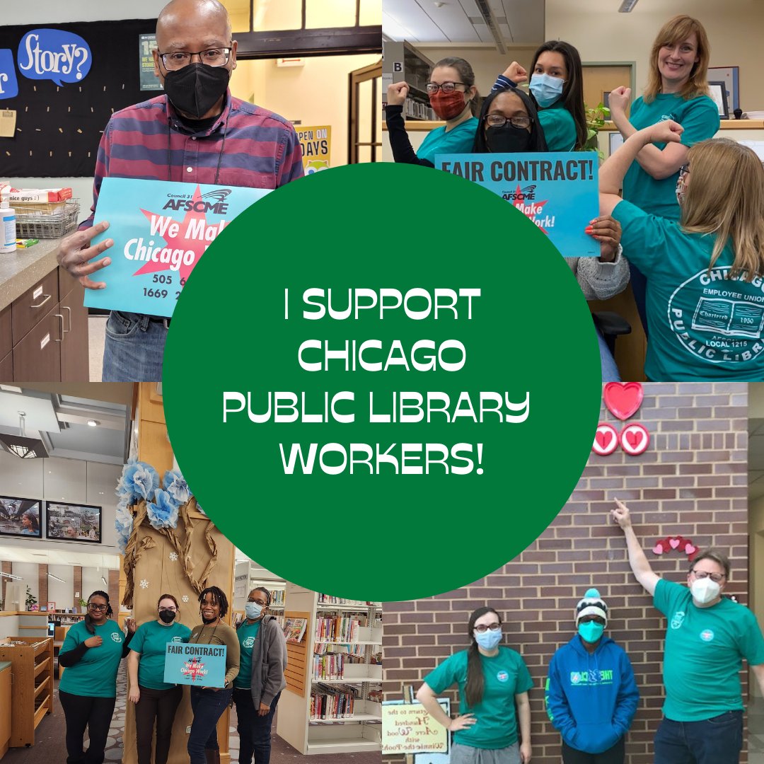 voidmay0's tweet photo. Things I didn't learn in library school: How to teach people to use a computer mouse. How to identify a bed bug. How to de-escalate a mental health crisis. These are things that library staff do DAILY. Ensure a #FairContractNow @chicagosmayor @afscme31 #WeMakeChicagoWork https://t.co/LMNuIHLA4Z
