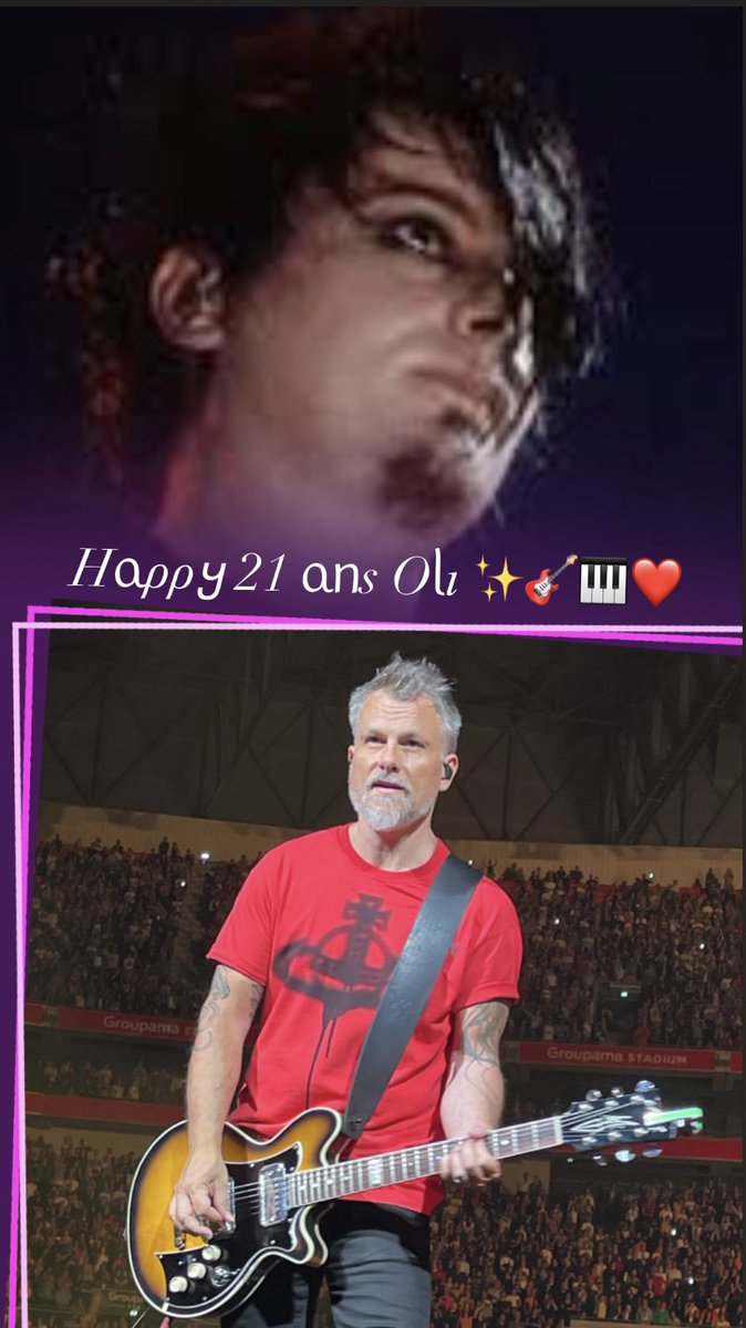 veroniii83's tweet photo. Happy day maestro 21 ans aujourd'hui que tu montais sur scène 🎶le 21/02/2002 avec Indo #paradizetour 🔥❤️🖤merci de nous apporter toujours autant de bonheur, de plaisir 🎸🎹🤘🏻🔥❤️🖤 @oLidESaT_ https://t.co/J5VBlwbGI1