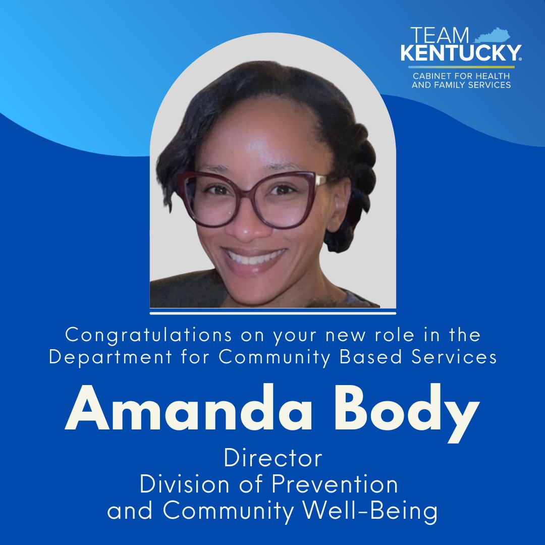 Kentucky department for community based services on twitter congrats