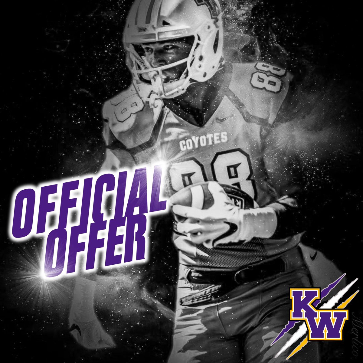 CouncilKaelan's tweet photo. Blessed to have received an offer from the University of Kansas Wesleyan @Sullivan_KWU https://t.co/kuON46iSQ8