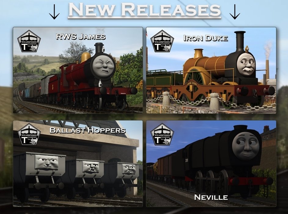 Vicarstown Transport Co. on X: Good Evening all!! we got 4 new releases  for yall! and 1 ReRelease being the LNER Teaks!! Also welcome our new  member @the_dairyCow!! We also got a