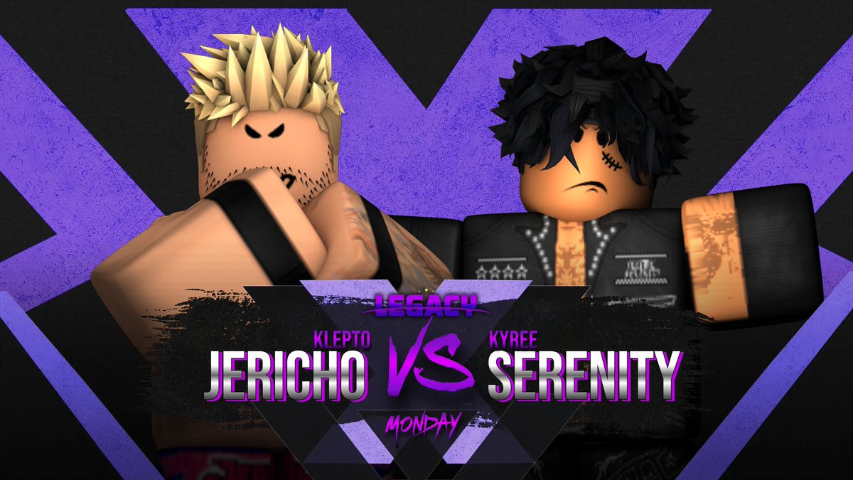 LegacyRWRBLX's tweet photo. LEGACY! | Monday @ 6:00 PM EST

@DylanTheoryRBLX is set to make a huge announcement
@StampsHxrdy takes on the debuting #BrianDempsey in a Bloxxers N1C Match
@OfficialRxilyn takes on #CountedSinner
and @AxctuallyB takes on @KDarrienRBLX https://t.co/taaHcxjmmr