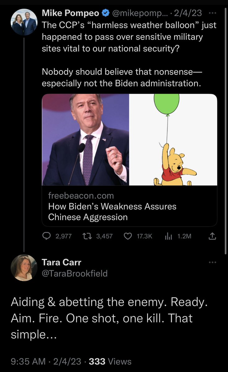 ctblogger's tweet image. Here’s the ENTIRE TIMELINE of Carr’s remarks leading up to the threat. 

Again, take note that the RNC tweet. Carr’s DID NOT copy and paste the comment, her reply to @VP comment in the RNC tweet is different and a DIRECTED to @potus. newstimes.com/news/article/b…
#AccuracyInReporting