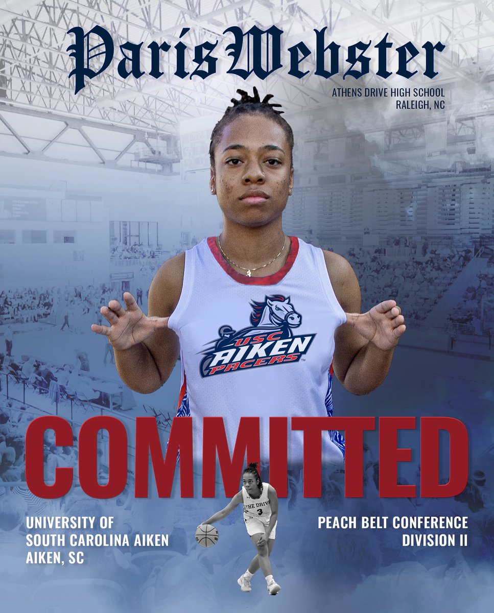 Our Senior Point Guard Paris Webster has decided to continue her academic and basketball career at the University of South Carolina Aiken.

Join us for her signing day this Friday February 24th after school at 2:30 in the gym lobby. We’re so proud of you Paris!! <a href="/webster2023/">ParisWebster</a>