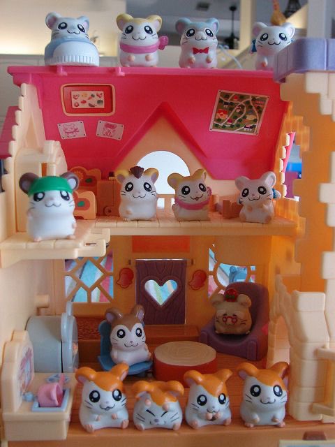 SoftnessDaily's tweet image. hamtaro house 🎀