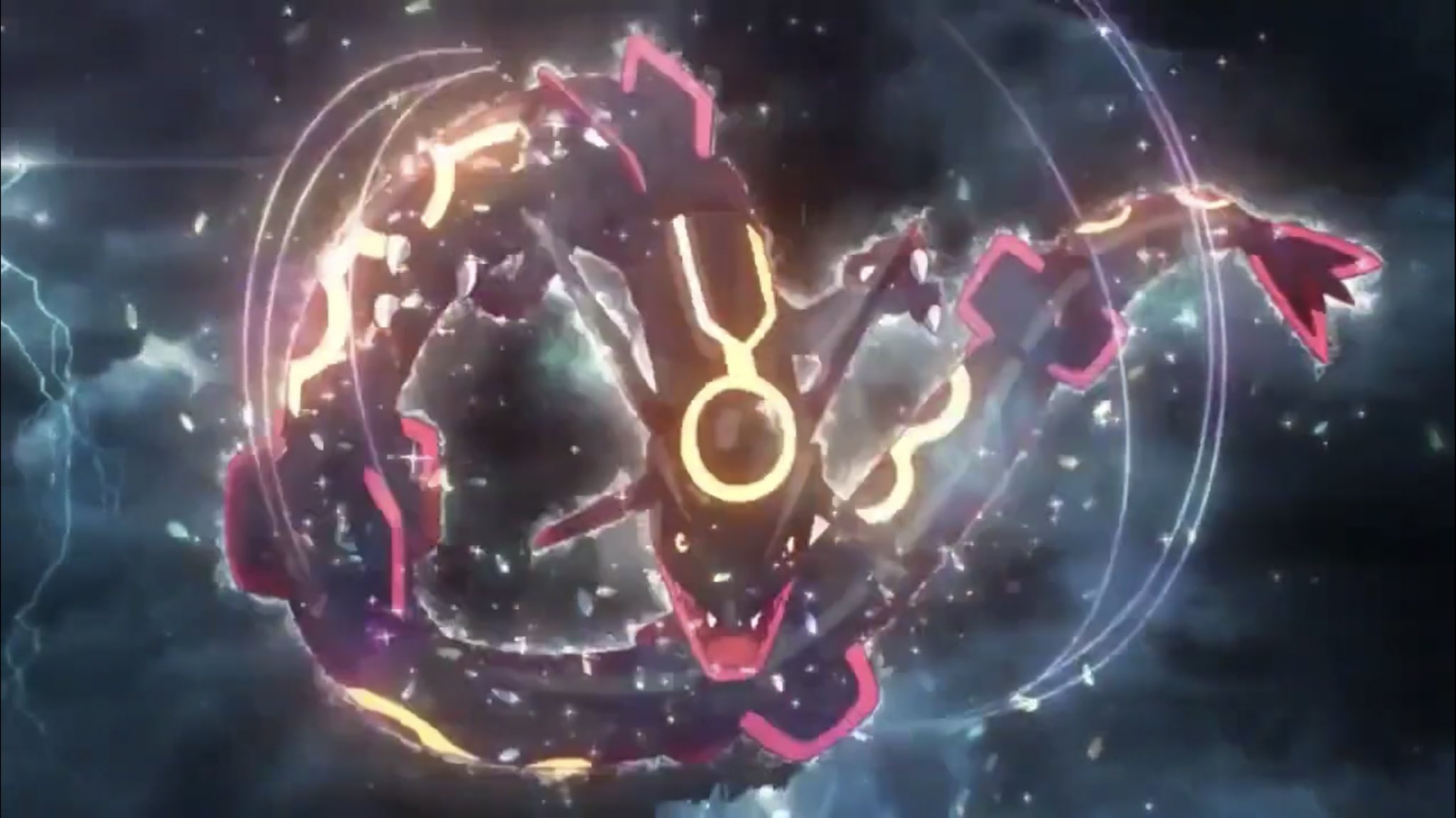 Enter Shiny Rayquaza ✨👑 : r/pokemonanime