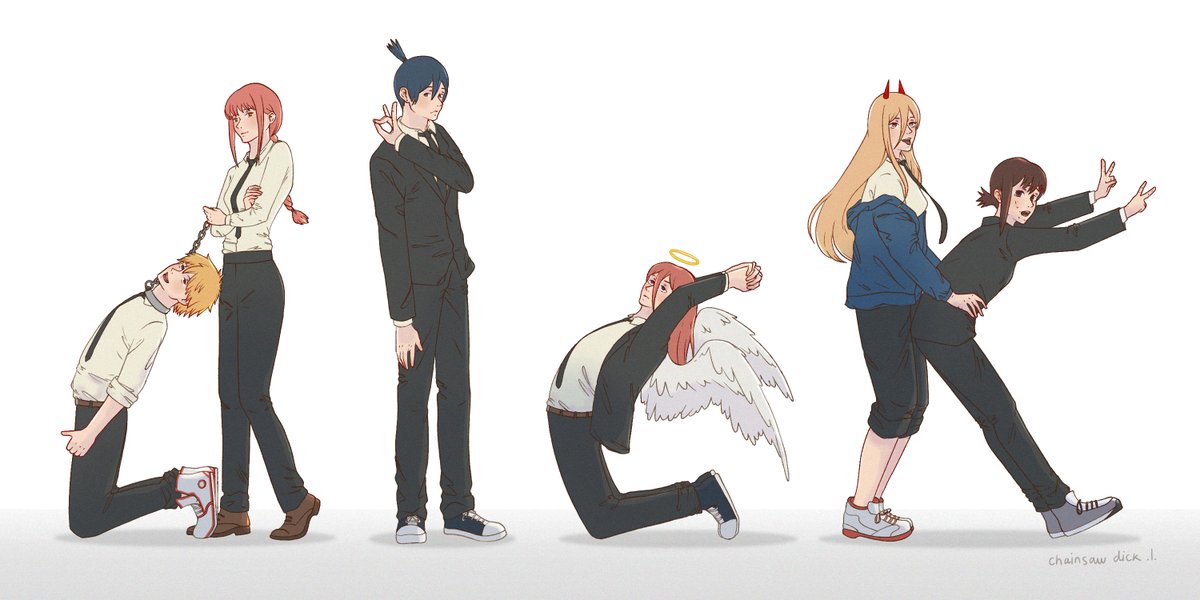imMaxdemian's tweet photo. chainsaw d*ck ⛓️🍆
-
A while ago I saw a funny picture of some soldiers spelling the word like this, and I think it genius! 
d.i.c.k
.
.
.
#chainsawman #fanart #anime https://t.co/f87qghujkt