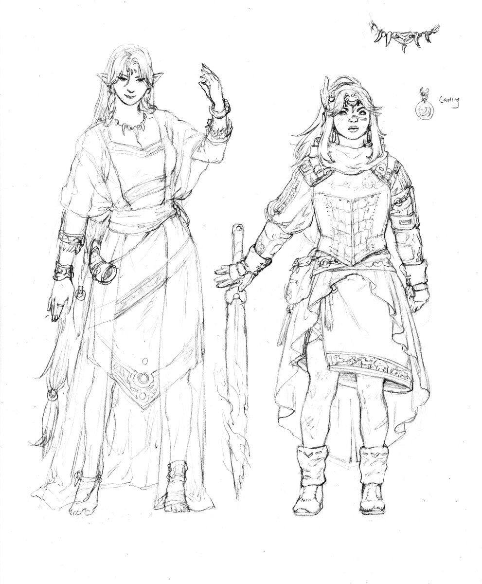 crispyvoidbagel's tweet photo. Finally adjusted the contrast on some sketches, here's a few https://t.co/cfpbCLPlWb