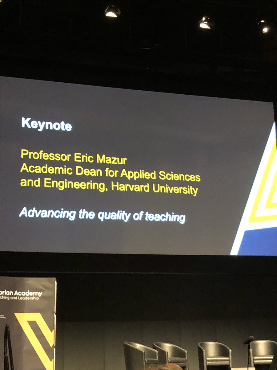 EmmaMooreMaths's tweet photo. Advancing the quality of teaching with Eric Mazur. @AcademyVIC @eric_mazur #TEP23
#teachingexcellence
#academyvic https://t.co/mBV28zHmLL